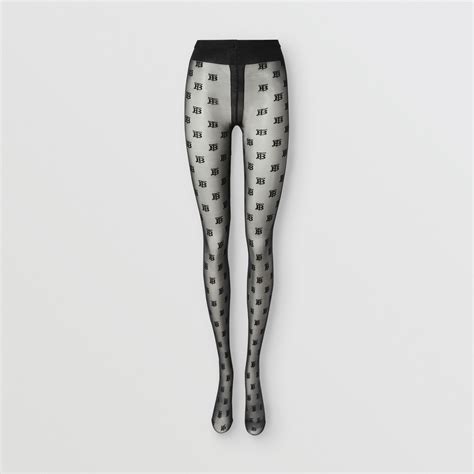 burberry monogram motif tights|burberry wool blend tights.